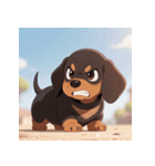 無言で伝わる犬の気持ち（個別スタンプ：16）