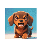 無言で伝わる犬の気持ち（個別スタンプ：17）