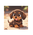 無言で伝わる犬の気持ち（個別スタンプ：22）