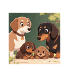 無言で伝わる犬の気持ち（個別スタンプ：27）