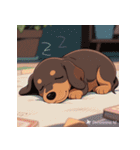 無言で伝わる犬の気持ち（個別スタンプ：37）