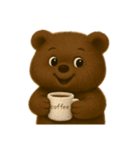 クマと過ごす毎日（個別スタンプ：4）