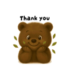 クマと過ごす毎日（個別スタンプ：5）
