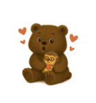 クマと過ごす毎日（個別スタンプ：16）