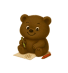 クマと過ごす毎日（個別スタンプ：34）