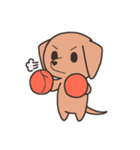 じゃれ犬（個別スタンプ：1）