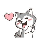 じゃれ犬（個別スタンプ：5）