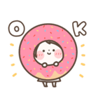 まるいすたんぷ【たべもの】（個別スタンプ：1）