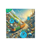 エコ鉄GREEN  FLASH号発進‼️（個別スタンプ：2）