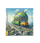 エコ鉄GREEN  FLASH号発進‼️（個別スタンプ：8）