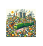エコ鉄GREEN  FLASH号発進‼️（個別スタンプ：16）