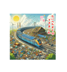 エコ鉄GREEN  FLASH号発進‼️（個別スタンプ：19）