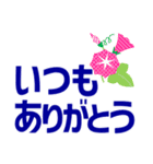 ずっと使えるデカ文字優しい気遣い 夏（個別スタンプ：5）