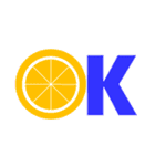 ずっと使えるデカ文字優しい気遣い 夏（個別スタンプ：28）