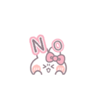 動くうしゃぎ！！1-2 ピンク（個別スタンプ：2）