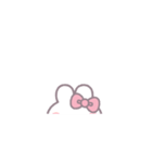動くうしゃぎ！！1-2 ピンク（個別スタンプ：6）