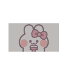 動くうしゃぎ！！1-2 ピンク（個別スタンプ：16）