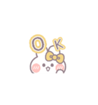 動くうしゃぎ！！1-2 黄色（個別スタンプ：1）