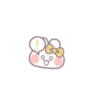 動くうしゃぎ！！1-2 黄色（個別スタンプ：7）