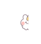 動くうしゃぎ！！1-2 黄色（個別スタンプ：18）