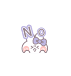 動くうしゃぎ！！1-2 紫色（個別スタンプ：2）