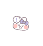動くうしゃぎ！！1-2 紫色（個別スタンプ：7）