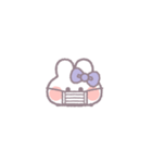 動くうしゃぎ！！1-2 紫色（個別スタンプ：9）