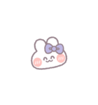 動くうしゃぎ！！1-2 紫色（個別スタンプ：13）