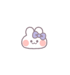 動くうしゃぎ！！1-2 紫色（個別スタンプ：14）