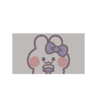 動くうしゃぎ！！1-2 紫色（個別スタンプ：16）