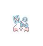 動くうしゃぎ！！1-2 水色（個別スタンプ：2）