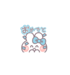 動くうしゃぎ！！1-2 水色（個別スタンプ：4）
