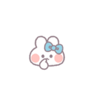 動くうしゃぎ！！1-2 水色（個別スタンプ：8）