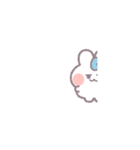 動くうしゃぎ！！1-2 水色（個別スタンプ：18）