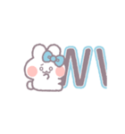 動くうしゃぎ！！1-2 水色（個別スタンプ：23）