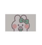 動くうしゃぎ！！1-2 緑色（個別スタンプ：16）
