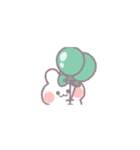 動くうしゃぎ！！1-2 緑色（個別スタンプ：17）
