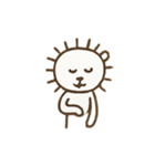 ゆるっと棒ライオンスタンプ（個別スタンプ：13）