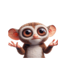 大きな目のサルの毒舌ツッコミ（個別スタンプ：8）