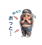 常に叫びまくる子❤️ぽっちゃりver.（個別スタンプ：5）