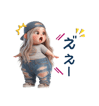 常に叫びまくる子❤️ぽっちゃりver.（個別スタンプ：7）