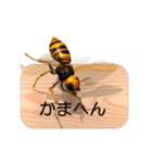 スマホの上のスズメバチ5《関西弁》（個別スタンプ：15）
