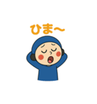 元気いっぱい！笑顔のブルーくんスタンプ（個別スタンプ：11）