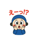 元気いっぱい！笑顔のブルーくんスタンプ（個別スタンプ：13）