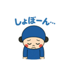 元気いっぱい！笑顔のブルーくんスタンプ（個別スタンプ：15）