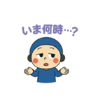 元気いっぱい！笑顔のブルーくんスタンプ（個別スタンプ：18）