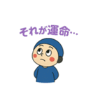 元気いっぱい！笑顔のブルーくんスタンプ（個別スタンプ：30）