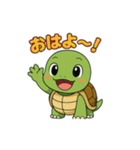 応援カメさんの元気スタンプ（個別スタンプ：25）