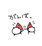 クスクス豆つぶぱんだ 夏！（個別スタンプ：29）