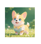 しゃべらぬ赤ちゃん犬の日常（個別スタンプ：1）